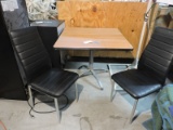 MODERN TABLE and Set of 2 Modern Chairs