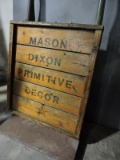 MASON DIXON' Primative D‚cor - Wooden Sign