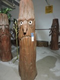 Spooky Tree with Face - Fiberglass construction - No Branches Included