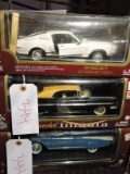 Lot of 3 TOY CARS: '68 Shelby GT500, '59 Impala, '57 BelAir