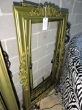 Lot of 4 Gold Frames with Dangling Light Fixtures