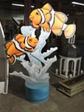 CLOWN FISH STATUE with Base