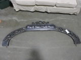 Faux-Iron 'Haunted Mansion' Sign - Changeable