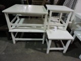 Mixed Lot of 5 Outdoor Patio Tables