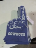 Lot of 16 'COWBOYS #1' Foam Fingers