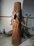 Spooky Tree with Face - Fiberglass construction. 86