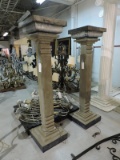 Pair of Large Formal Pedestals / Pillars - Approx. 69