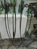 Pair of TALL METAL ACCENT PIECES / Approx. 67