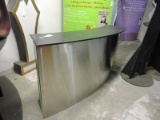 CURVED STAINLESS STEEL BAR - Approx 6' X 42