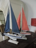 Pair of Display Sailboats / Approx 40