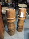 Pair of New Wooden Table Bases - Ready for your project