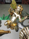 MASANI - Gold Leaf CHERUB STATUE - 15