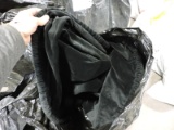 5 Large Bolts of Material - Black Velvet / Fabric