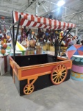 Carnival / Circus Wagon Themed Booth / 3-Sided with Canopy