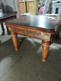 Wooden Side Table - Appears New.