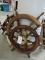 Set of TWO WOODEN SHIPS WHEELS - One 31