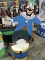 CLOWN CUT-OUT on DRUM PEDESTAL