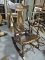 Antique Hand-Painted Formal Rocking Chair