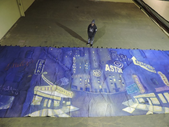 BROADWAY - NYC' -- Backdrop -- 38' Wide X 14' Tall