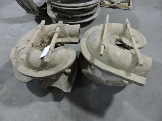Theatrical Prop Molds - 4 Candy Cane Tops - See Photos