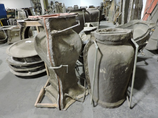Theatrical Prop Molds - 2 Large Vases - See Photos