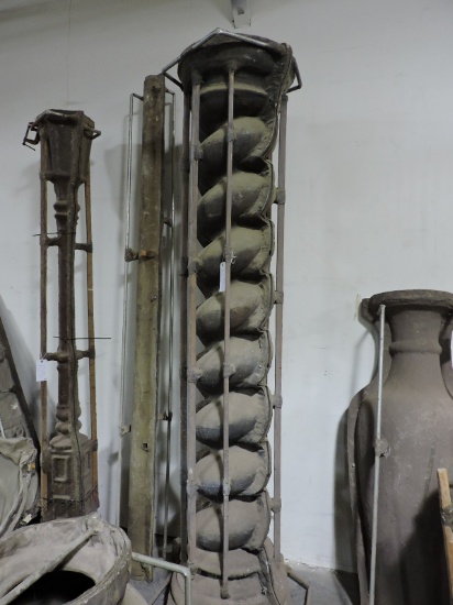Theatrical Prop Molds - Large, Ornate Pillar / Column - Approx 9' Tall