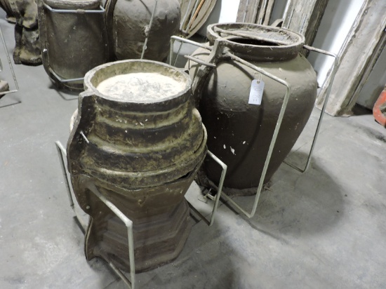 Theatrical Prop Molds - 2 Large Vases - See Photos