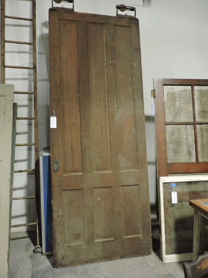 Giant PANELED POCKET DOOR with HARDWARE (Single Door)