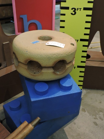 GIANT LEGOS and TINKERTOY - some damage