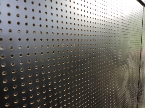 Large Framed BLACK PEG BOARD - Approx. 98" Wide X 72" Tall