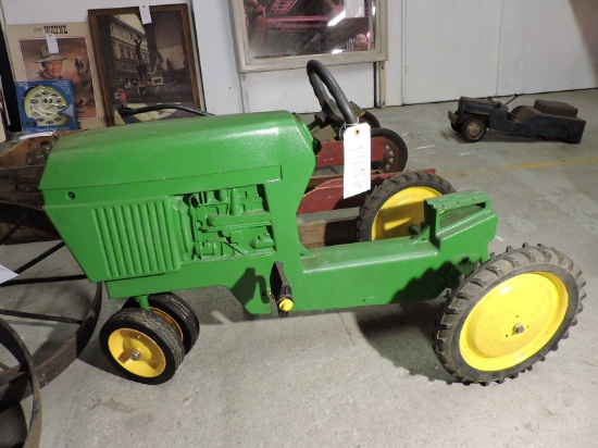 ANTIQUE TOY CHILDREN'S FARM TRACTOR - STEEL