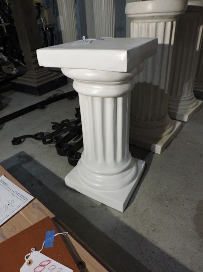 FLUTED COLUMN PEDESTAL - Approx. 24.5" Tall