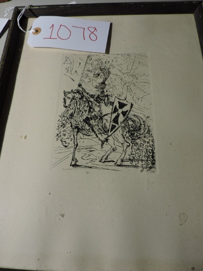 Framed Print of Salvador Dali's - 'El Cid'