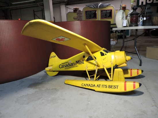 CANADIAN MIST Branded BEAVER FLOAT PLANE ADVERTISING PROP