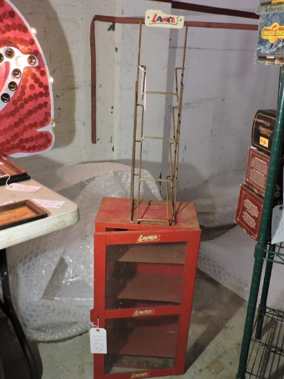 Pair of LANCE SNACK Brand - Displays - Rack & Glass Display Box