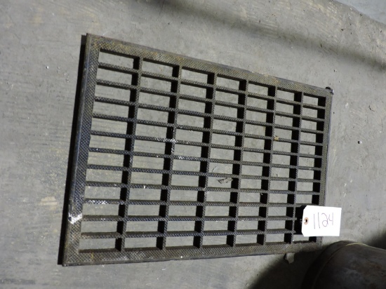VINTAGE IRON GRATE - Approx. 19" X 13"