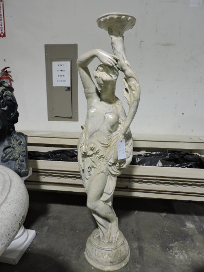 GREEK GODDESS Statue / Approx  63" Tall X 15" Wide