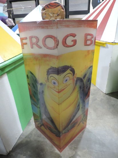 THE FROG BOY - SIDE SHOW ART - Pedestal - Approx. 41" Tall