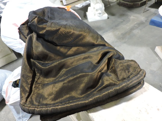2 Large Bolts of Material - Brown / Metallic looking - Make a Good Table Cover