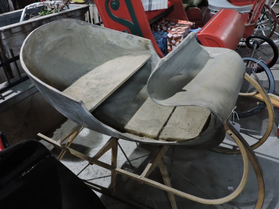UNFINISHED FORMAL DISPLAY SLEIGH -- You Choose the Color