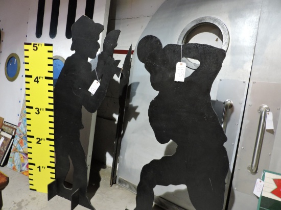 PAPARAZZI SILHOUETTE Cut-Outs (Set of 2) Free-Standing