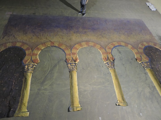 Open Archways' Backdrop - Approx. 28' Wide X 19' Tall