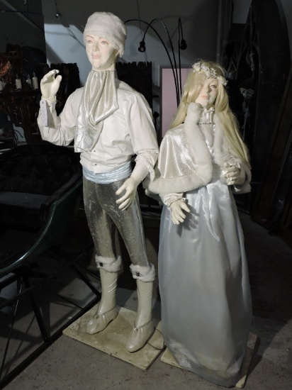 FROZEN SNOW COUPLE - Boy & Girl Mannequins