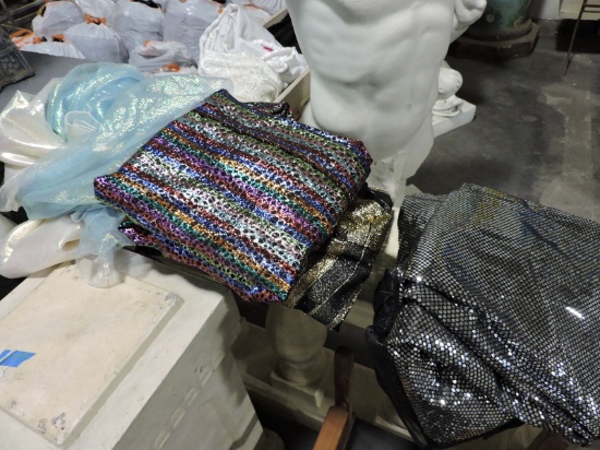 5 Large Bolts of Material - Various / Fabric