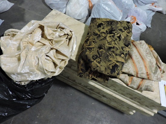 5 Large Bolts of Material - Various / Fabric