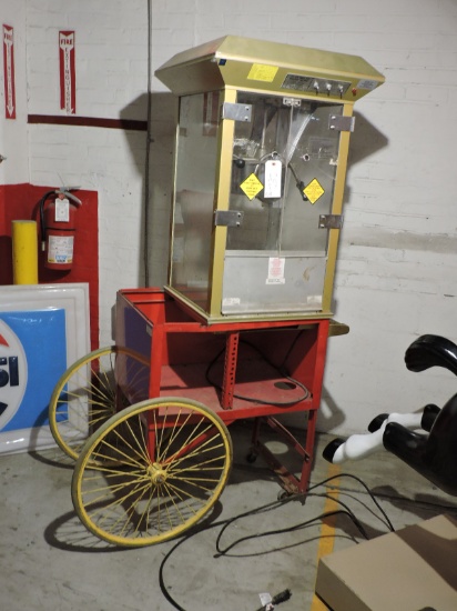 Gay 90's' PINTO POPCORN Machine / 120V - 1700W / on Cart