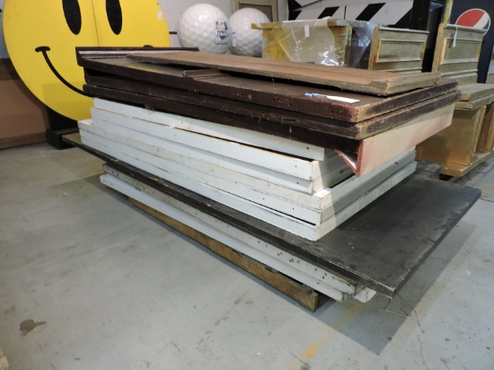 Large Lot of VARIOUS THEATRICAL SCENERY FLATS