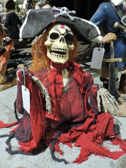 Skeleton Pirate Decoration / Top Half