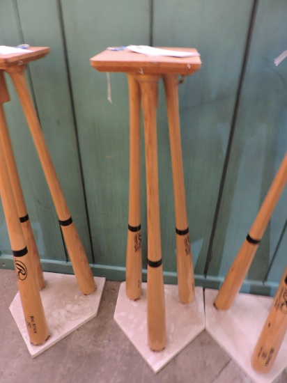 BASEBALL THEMED TABLE / STAND -- Approx. 32" Tall