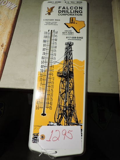 FALCON DRILLING EQUIPMENT - ADVERTSING THERMOMETER